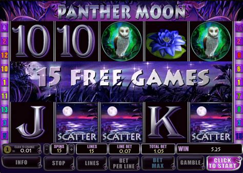Игровой автомат Panther Moon  играть бесплатно
